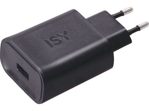 Carregador ISY IWC-3503 USB 3A Preto Hot on Sale