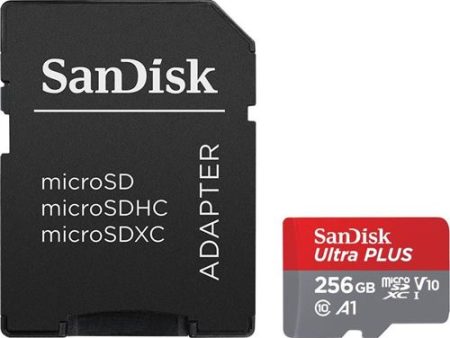 Cartão Micro SDXC SanDisk Ultra Plus 256GB Classe 10 130MB s Online Hot Sale