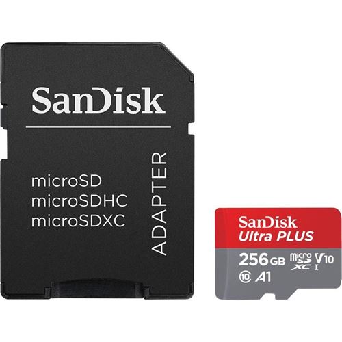 Cartão Micro SDXC SanDisk Ultra Plus 256GB Classe 10 130MB s Online Hot Sale