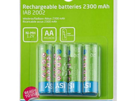 Pilhas Recarregáveis Isy IAB-2002 Pack 4 AA 2300mAh For Sale