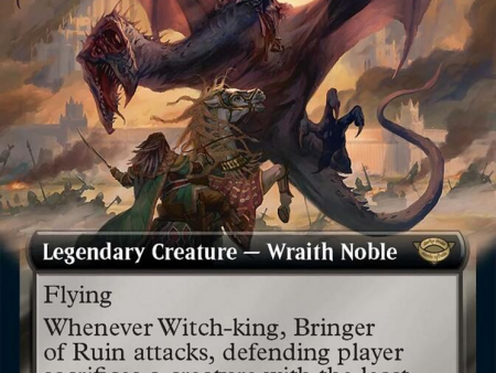 Witch-king, Bringer of Ruin (Extended Alternate Art) [The Lord of the Rings: Tales of Middle-Earth] Online