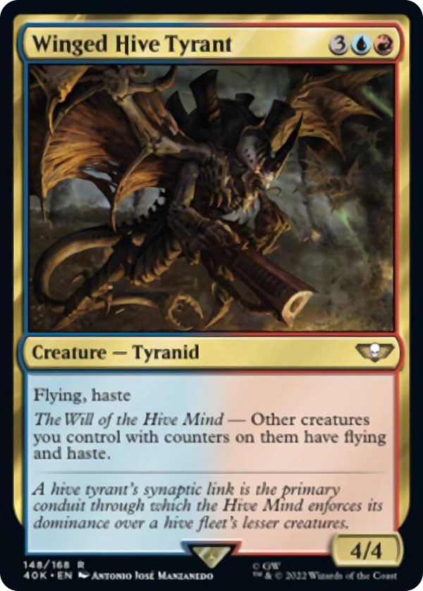 Winged Hive Tyrant (Surge Foil) [Warhammer 40,000] Sale