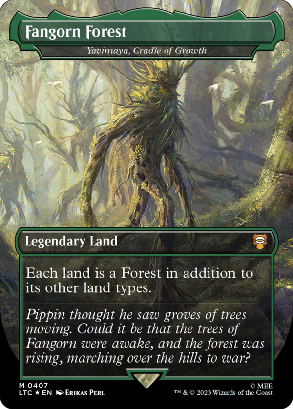 Fangorn Forest - Yavimaya, Cradle of Growth (Surge Foil Realms and Relics) [The Lord of the Rings: Tales of Middle-Earth Commander] Sale